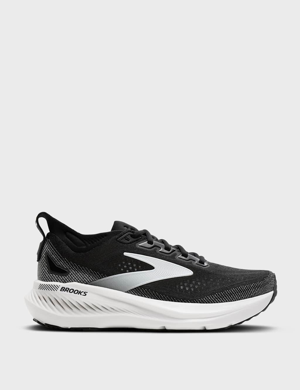 Brooks Men's Glycerin GTS 23 Running Trainers - 12 - Black/Grey - Available at M&S