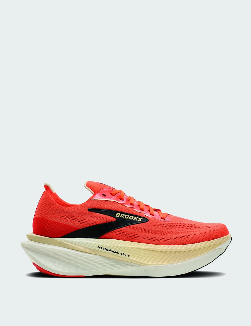 Brooks Men's Hyperion Max 4 Running Trainers - 9½ - Red - Available at M&S