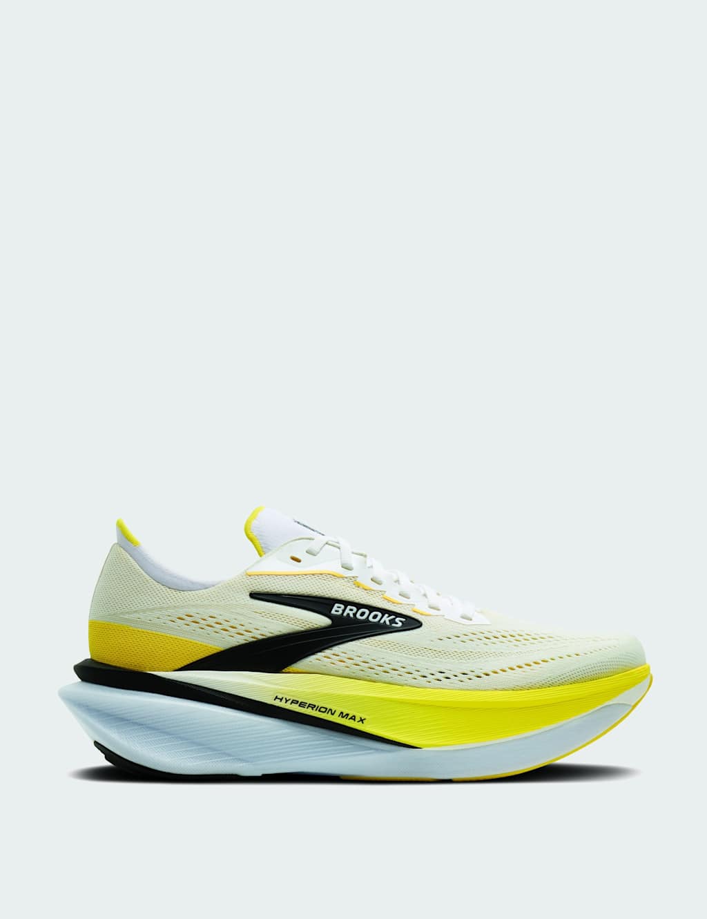 Brooks Men's Hyperion Max 4 Running Trainers - 9 - Yellow - Available at M&S