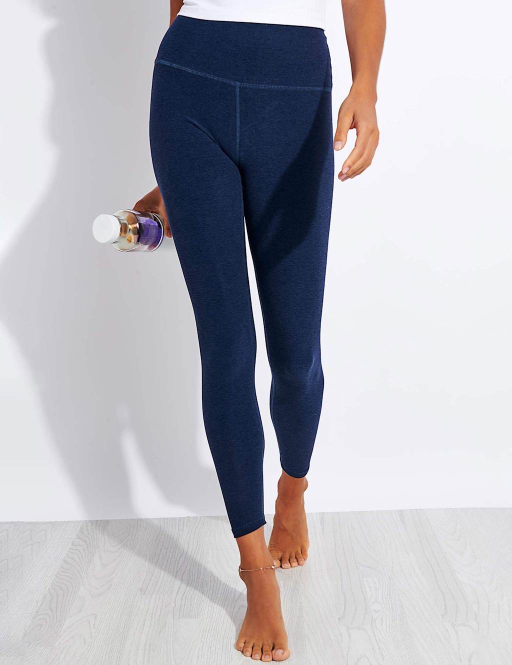 Beyond Yoga Women's Spacedye Caught In The Midi 7/8 Leggings - Medium - Navy