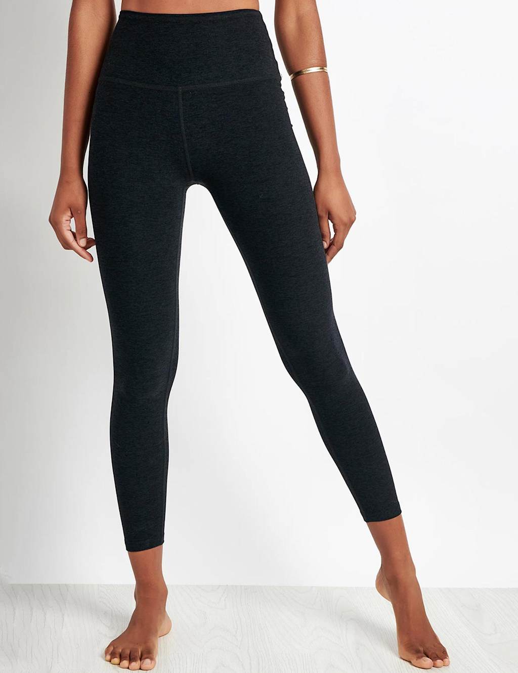 Beyond Yoga Women's Spacedye Caught In The Midi 7/8 Leggings - Large - Black