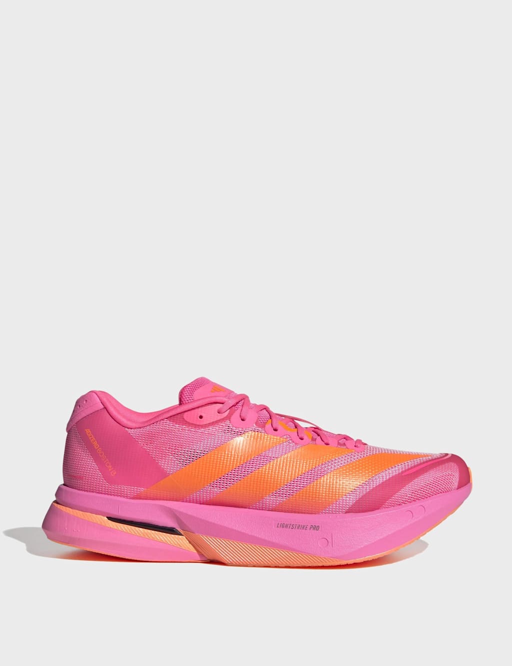 Adidas Men's Adizero Boston 13 Running Trainers - 11 - Pink