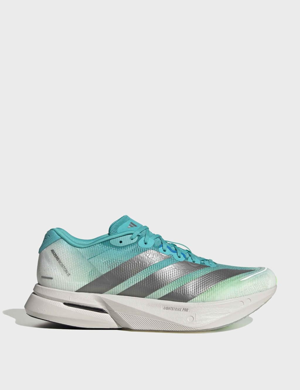 Adidas Men's Adizero Boston 13 Running Trainers - 12 - Turquoise