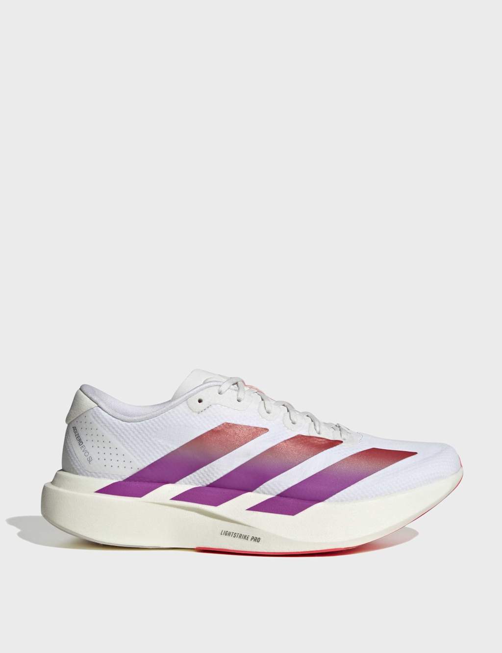 Adidas Men's Adizero EVO SL Running Trainers - 9 - White