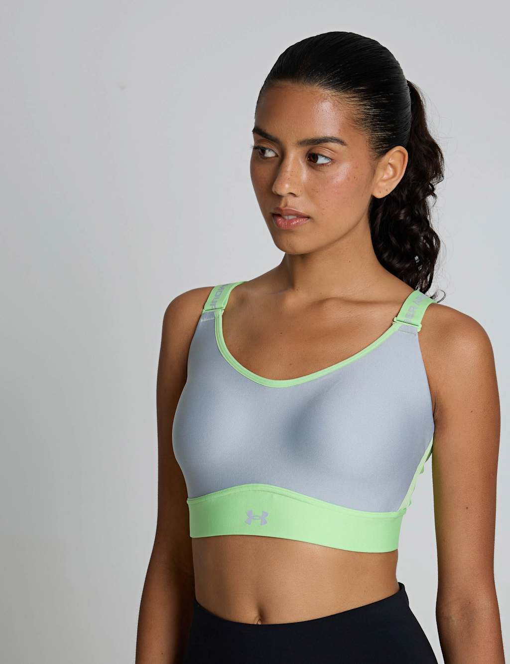 Under Armour Women's Infinity Mid 2.0 Sports Bra (A-DD) - Extra SmallA-C - Lime Green