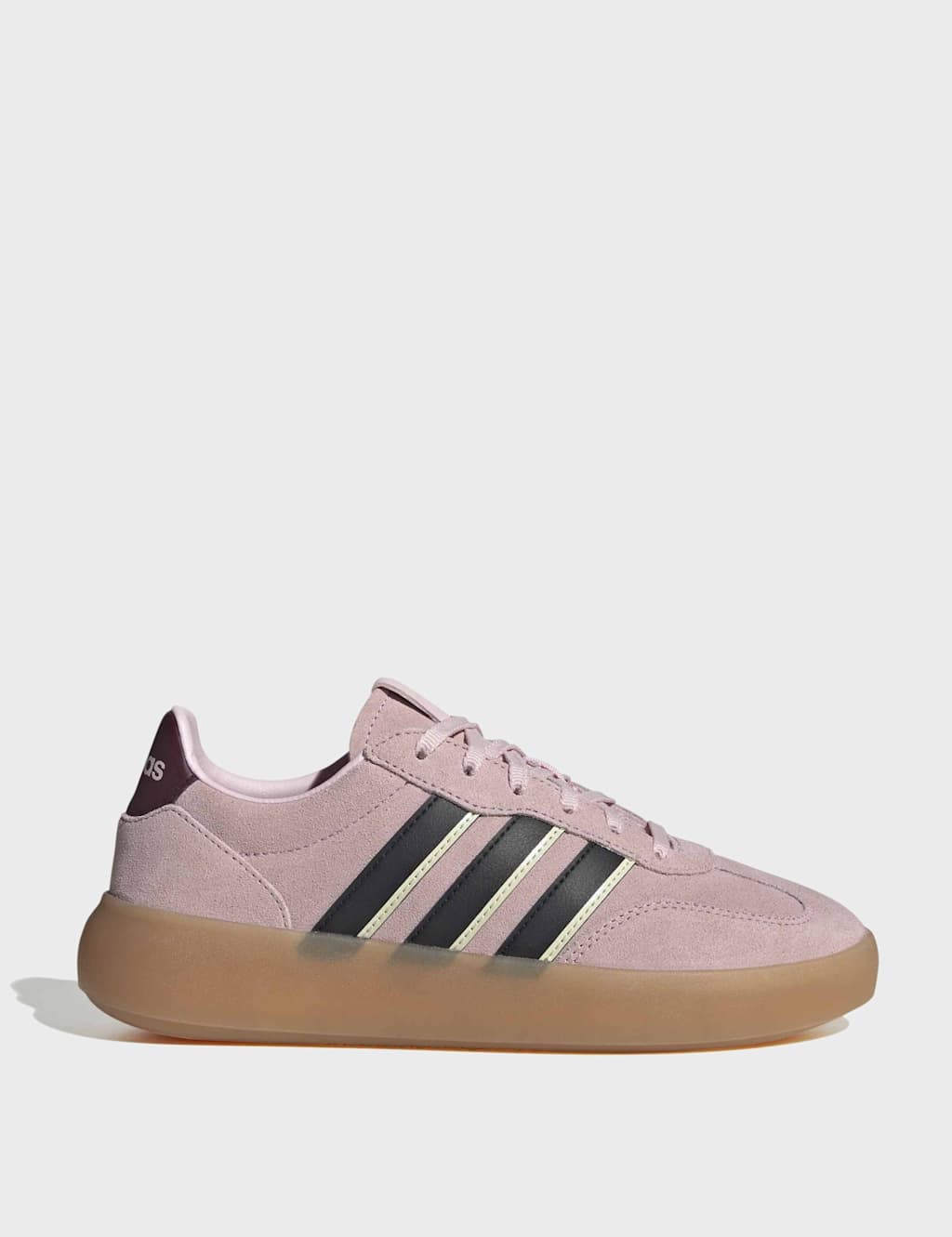 Adidas Women's Barreda Decode Lux Suede Trainers - 5 - Pink Mix