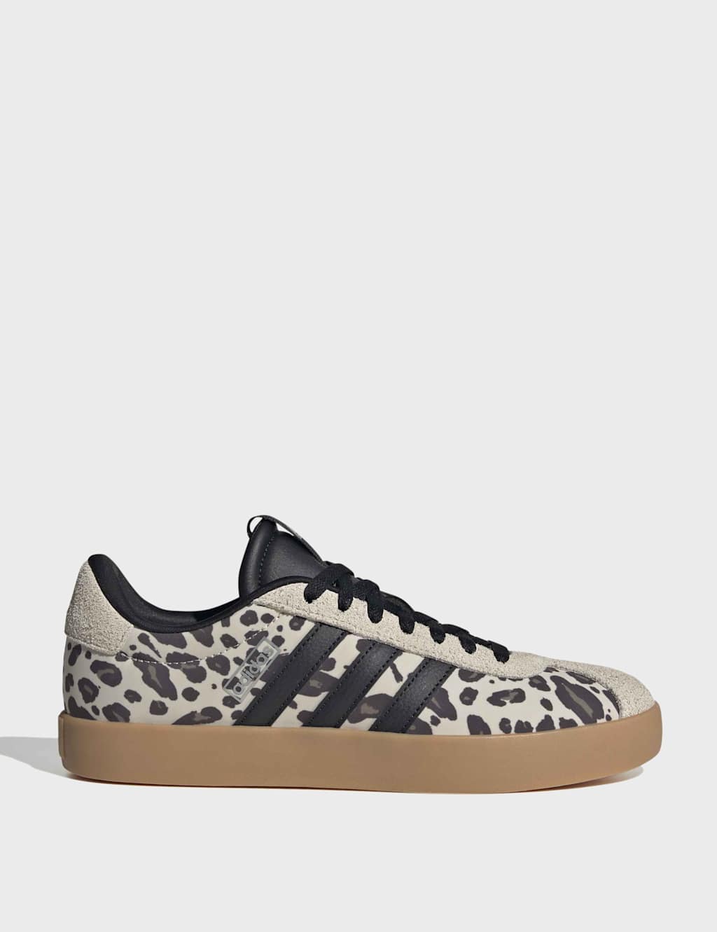 Adidas Women's VL Court 3.0 Stripe Cupsole Trainers - 5 - Black Mix