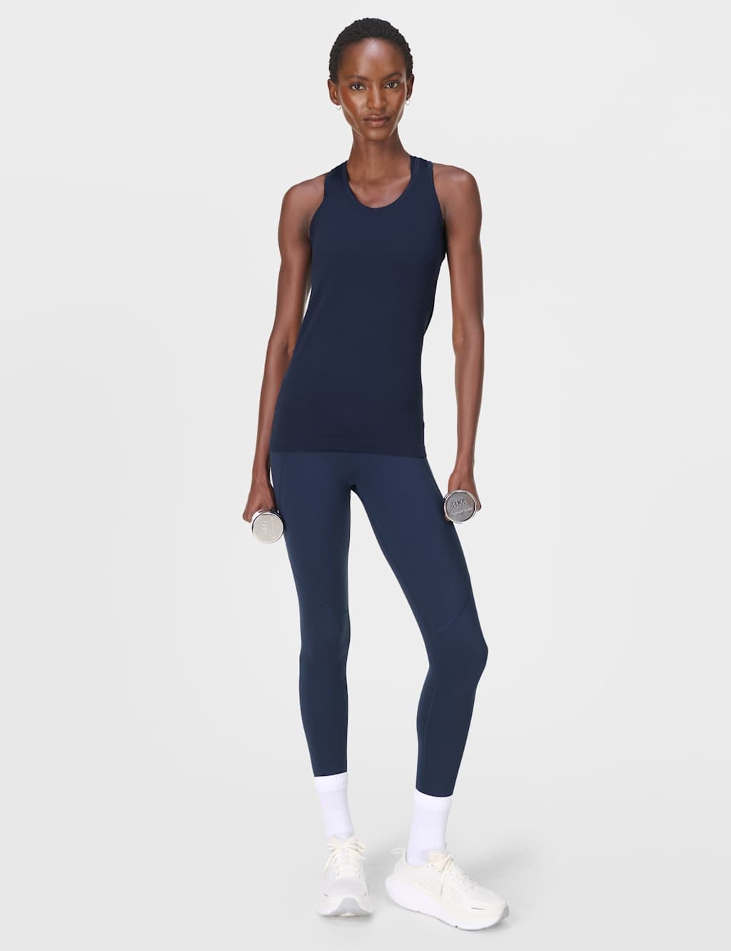 Sweaty Betty Women's Athlete Seamless Workout Vest Top - Large - Navy