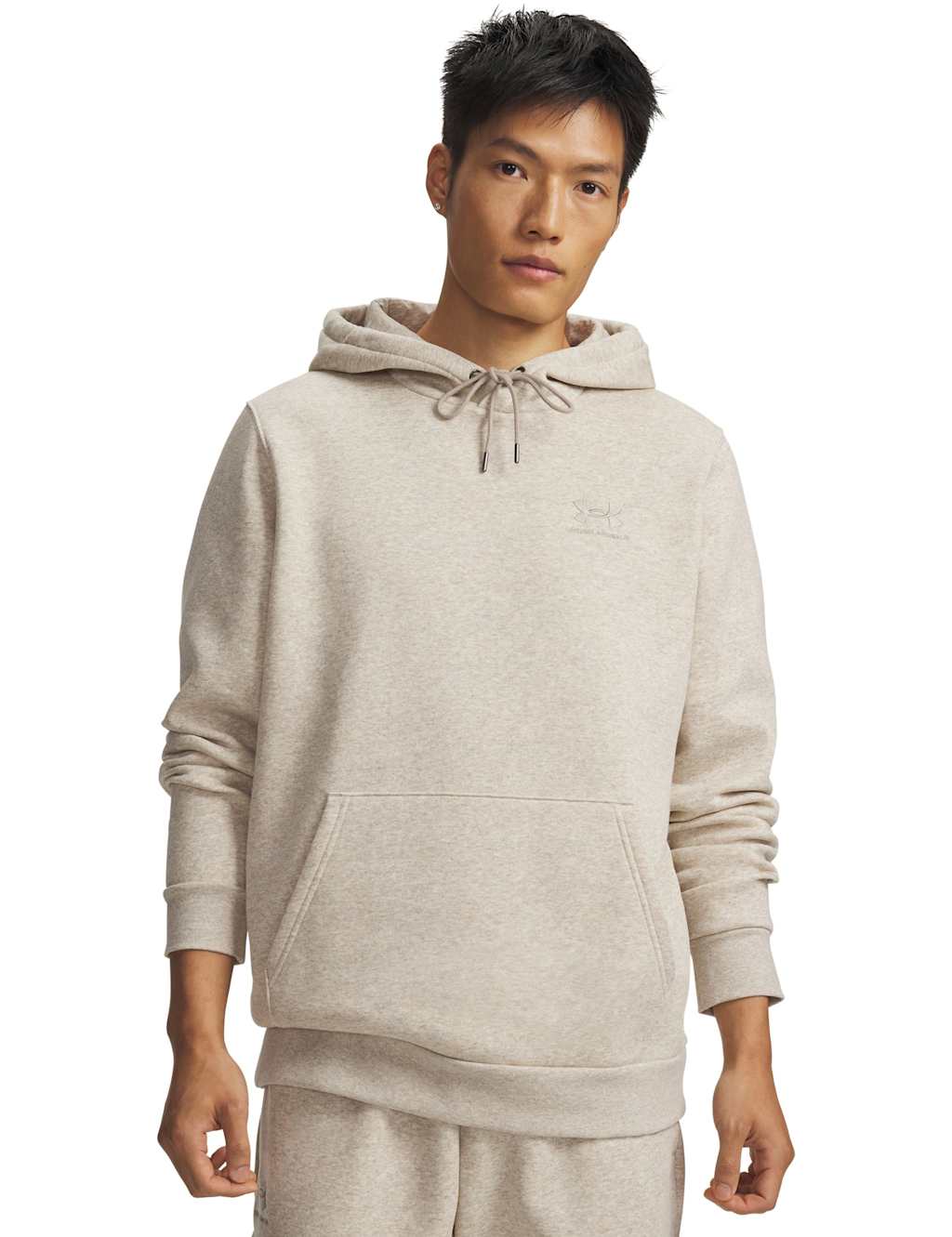 Under Armour Men's Icon Fleece Hoodie - XL - Taupe