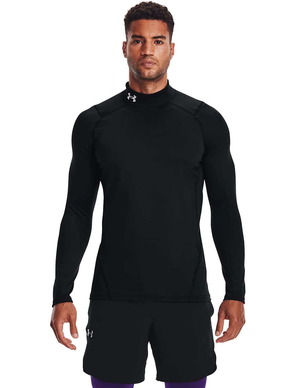 Under Armour Men's Cold Gear Armour Funnel Neck Baselayer Top - M - Black