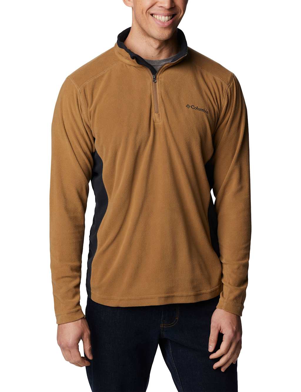 Columbia Men's Klamath Range II Fleece Jacket - XL - Camel Mix