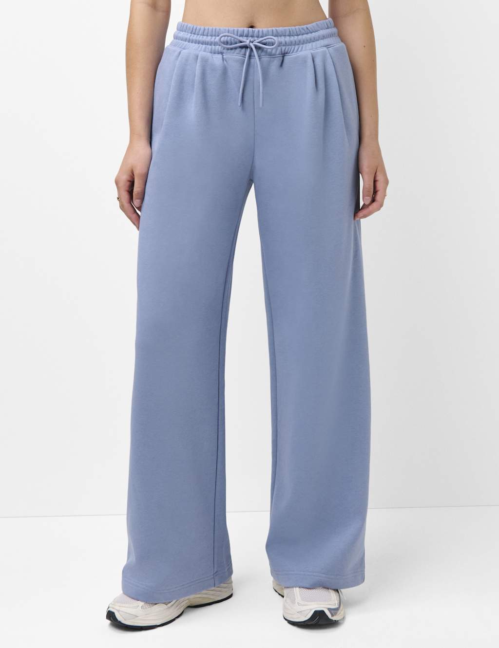 Sweaty Betty Women's Revive Cotton Rich Wide Leg Joggers - Small - Blue Denim