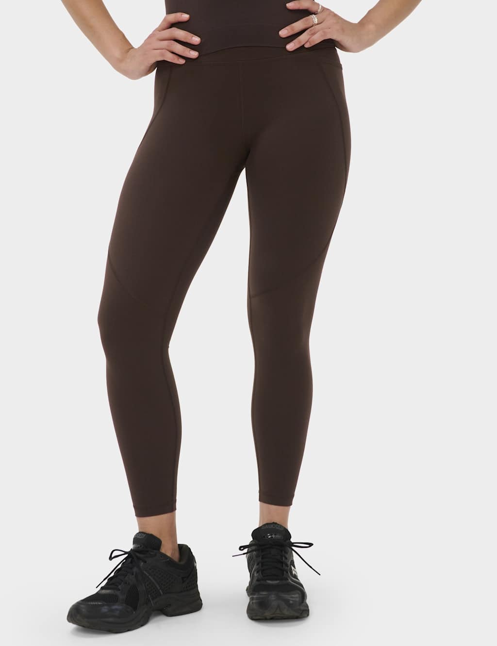Sweaty Betty Women's Power Gym 7/8 Leggings - Small - Brown Mix