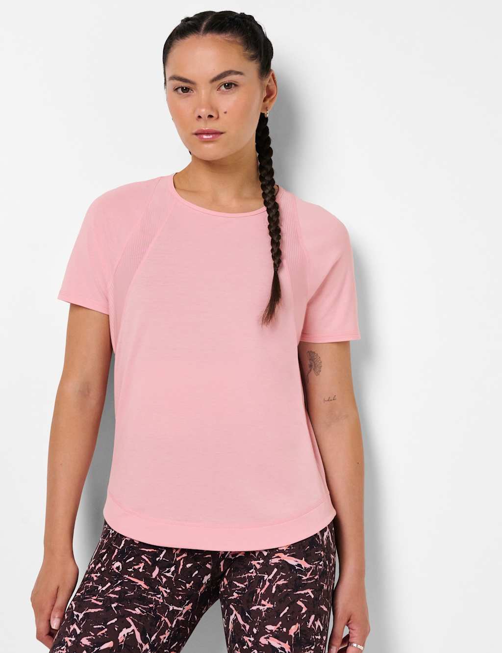 Sweaty Betty Women's Breathe Easy Mesh Crew Neck T-Shirt - Small - Light Pink