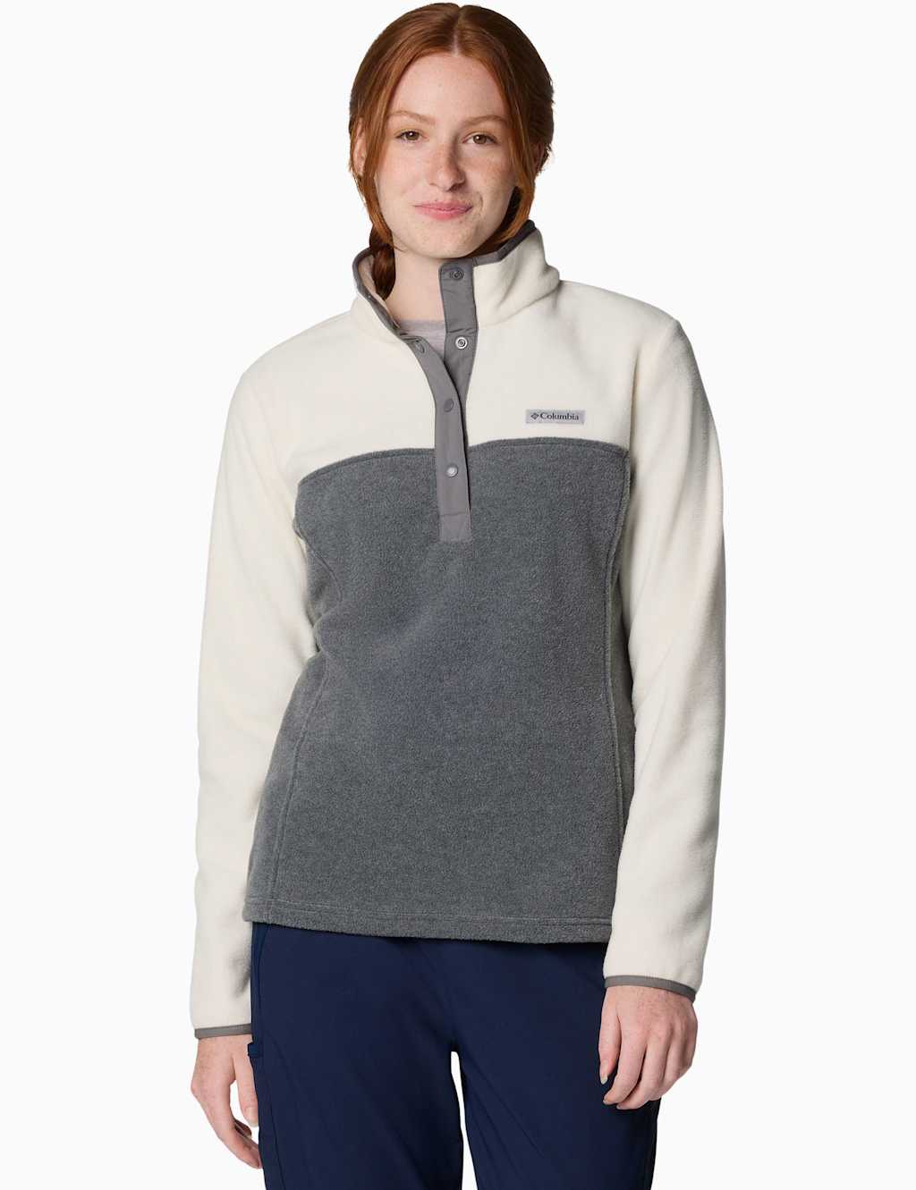 Columbia Women's Benton Springs Funnel Neck Sweat-shirt - Large - Grey