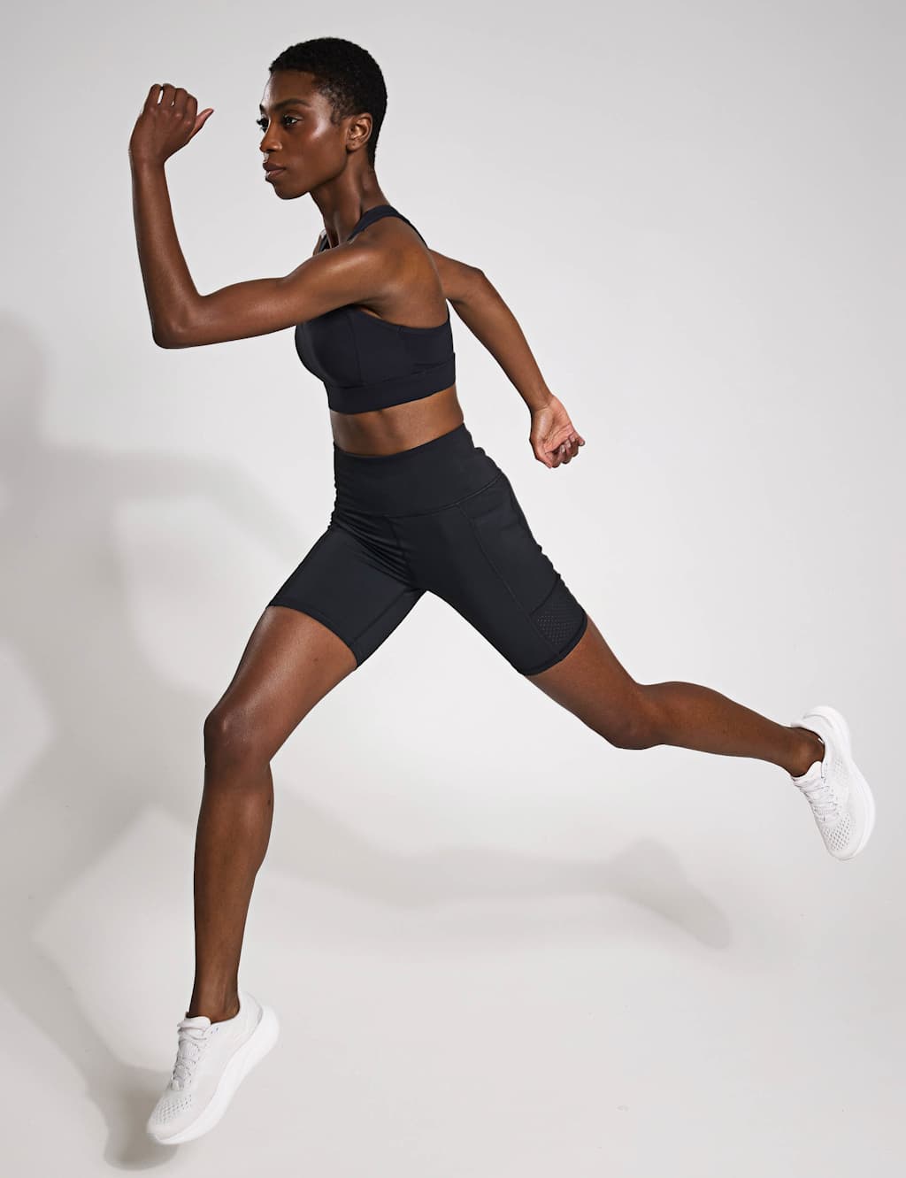 Lilybod Women's Lottie High Waisted Gym Shorts - Extra Small - Black