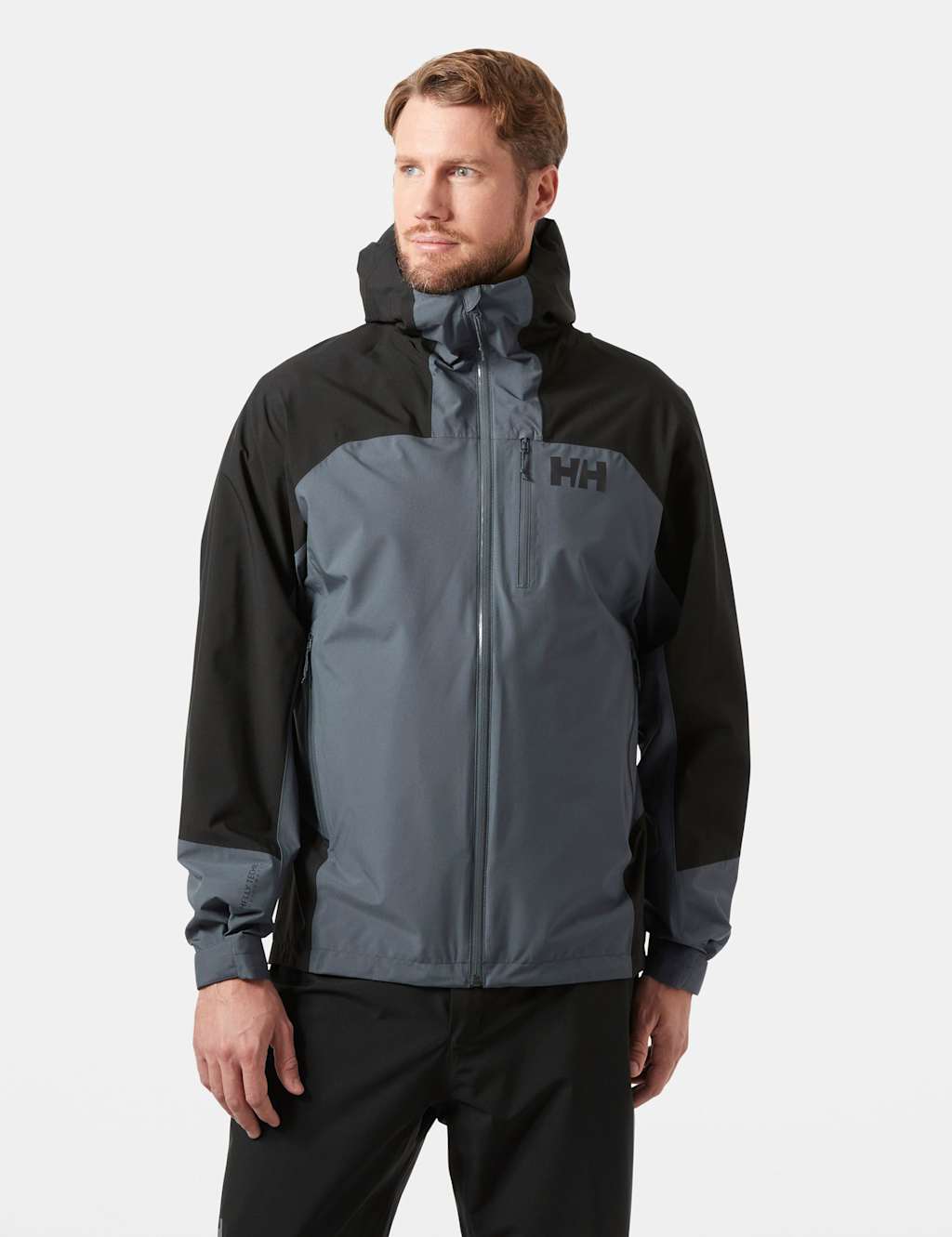 Helly Hansen Men's Loke Waterproof Jacket - L - Grey Mix - Available at M&S