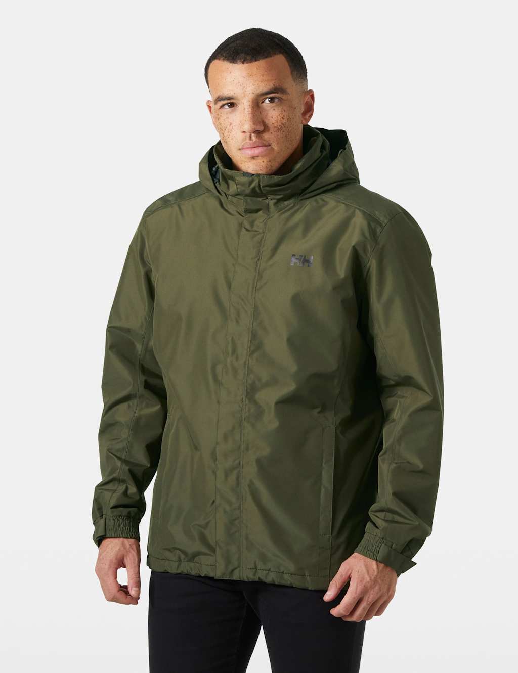 Helly Hansen Men's Dubliner Waterproof Jacket - M - Khaki - Available at M&S