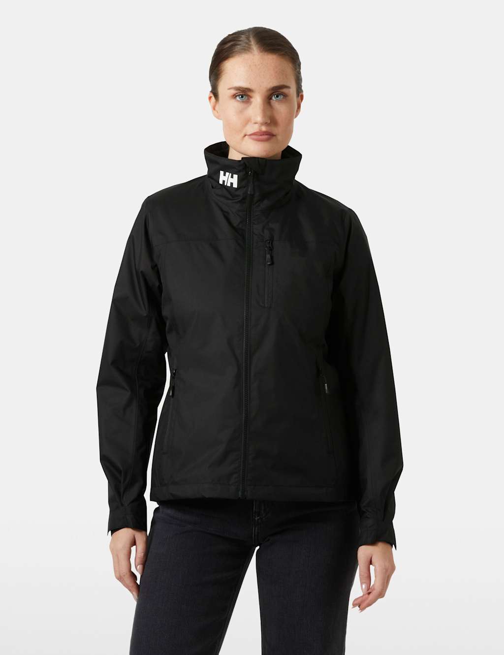 Helly Hansen Women's Crew Hooded Fleece Lined Jacket - Small - Black - Available at M&S