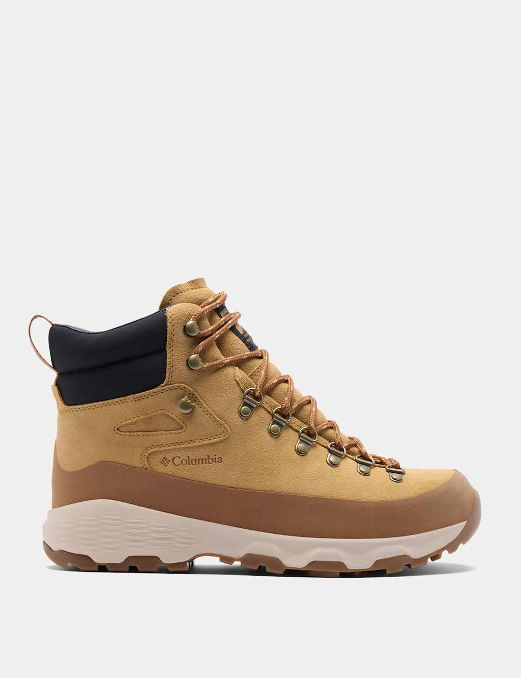 Columbia Men's Newton Alpine PT Waterproof Walking Boots - 7 - Camel Mix