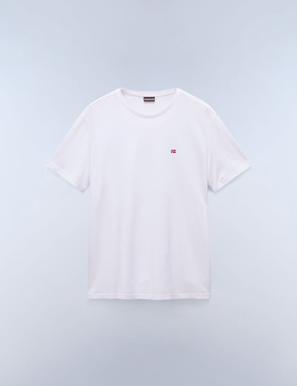 Napapijri Men's Pure Cotton Crew Neck T-Shirt - L - White - Available at M&S