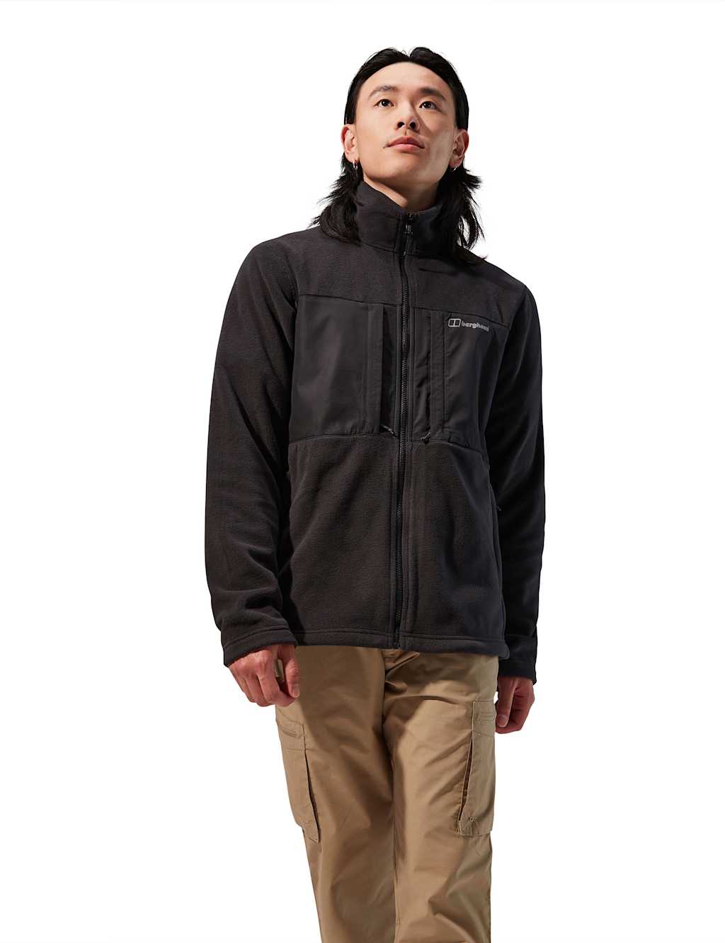 Berghaus Men's Prism Guide Polartec Fleece Jacket - L - Black