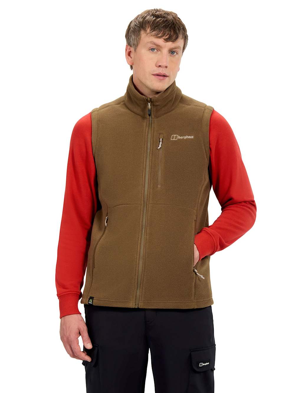 Berghaus Men's Prism Polartec Fleece Gilet - M - Olive