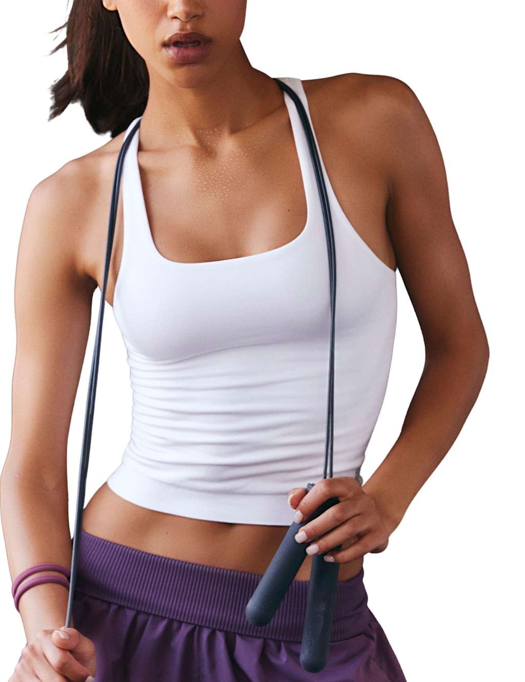 Fp Movement Women's Go To Smooth Modal Rich Square Neck Vest Top - Extra Large - White