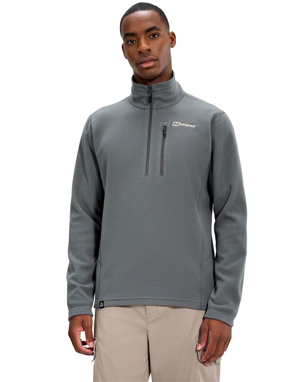 Berghaus Men's Prism Half Zip Sweatshirt - XL - Dark Grey