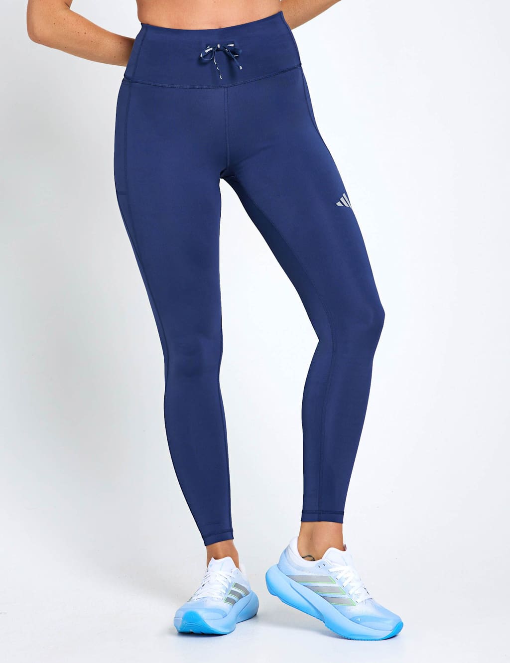 Adidas Women's Run Essentials High Waisted Leggings - Medium - Navy