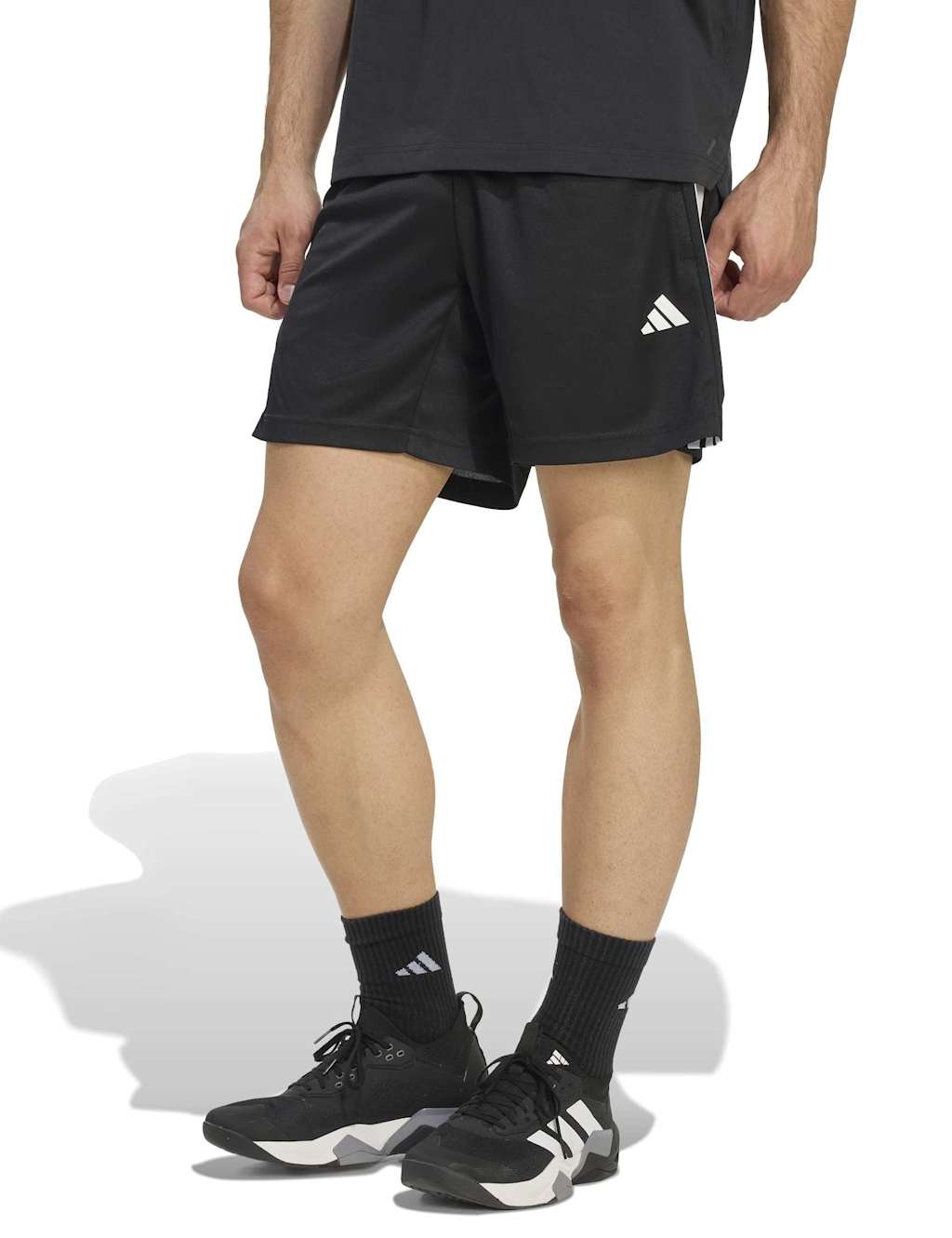 Adidas Men's Essentials Elasticated Waist Shorts - L - Black