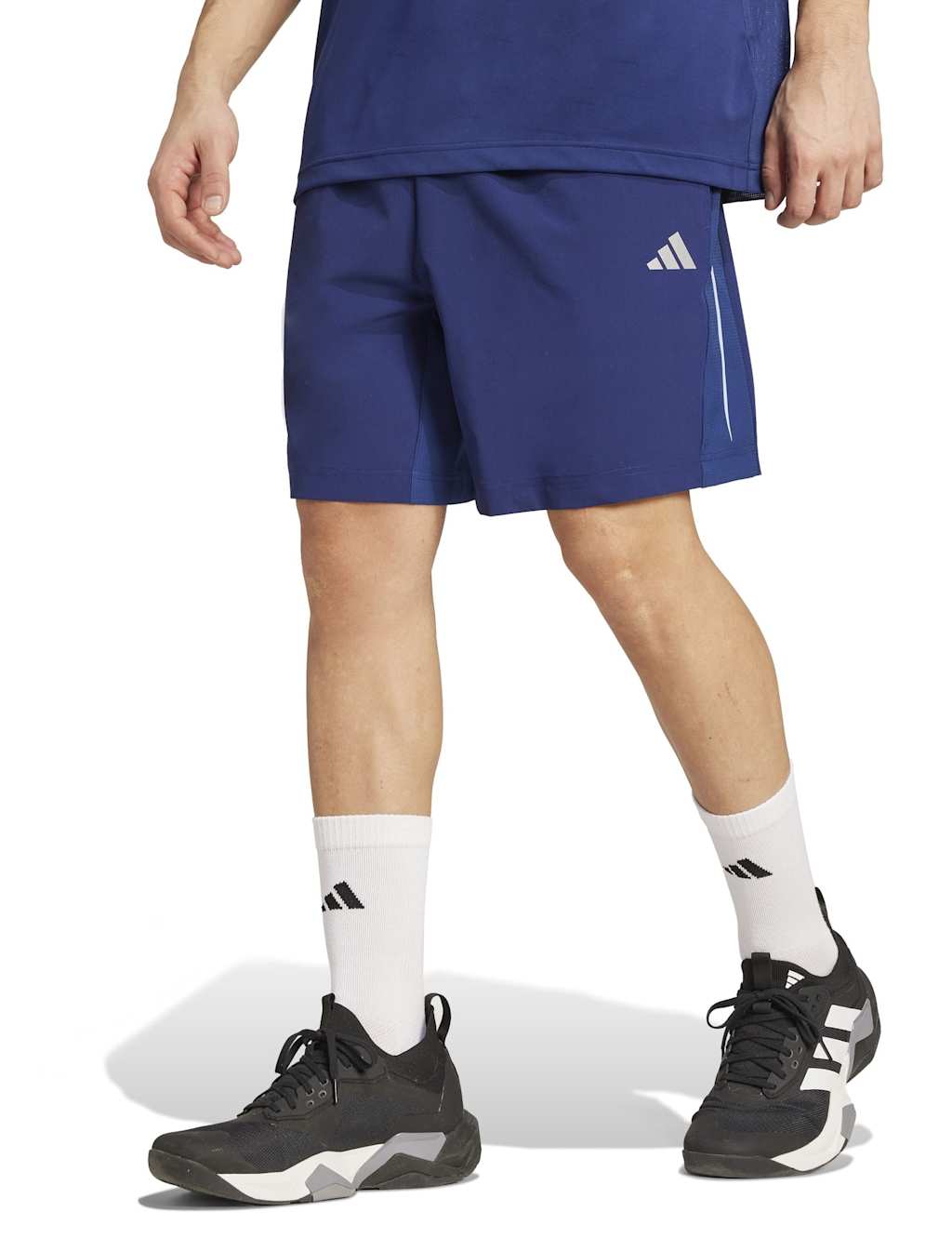 Adidas Men's Tech Apparel Shorts - L - Dark Blue