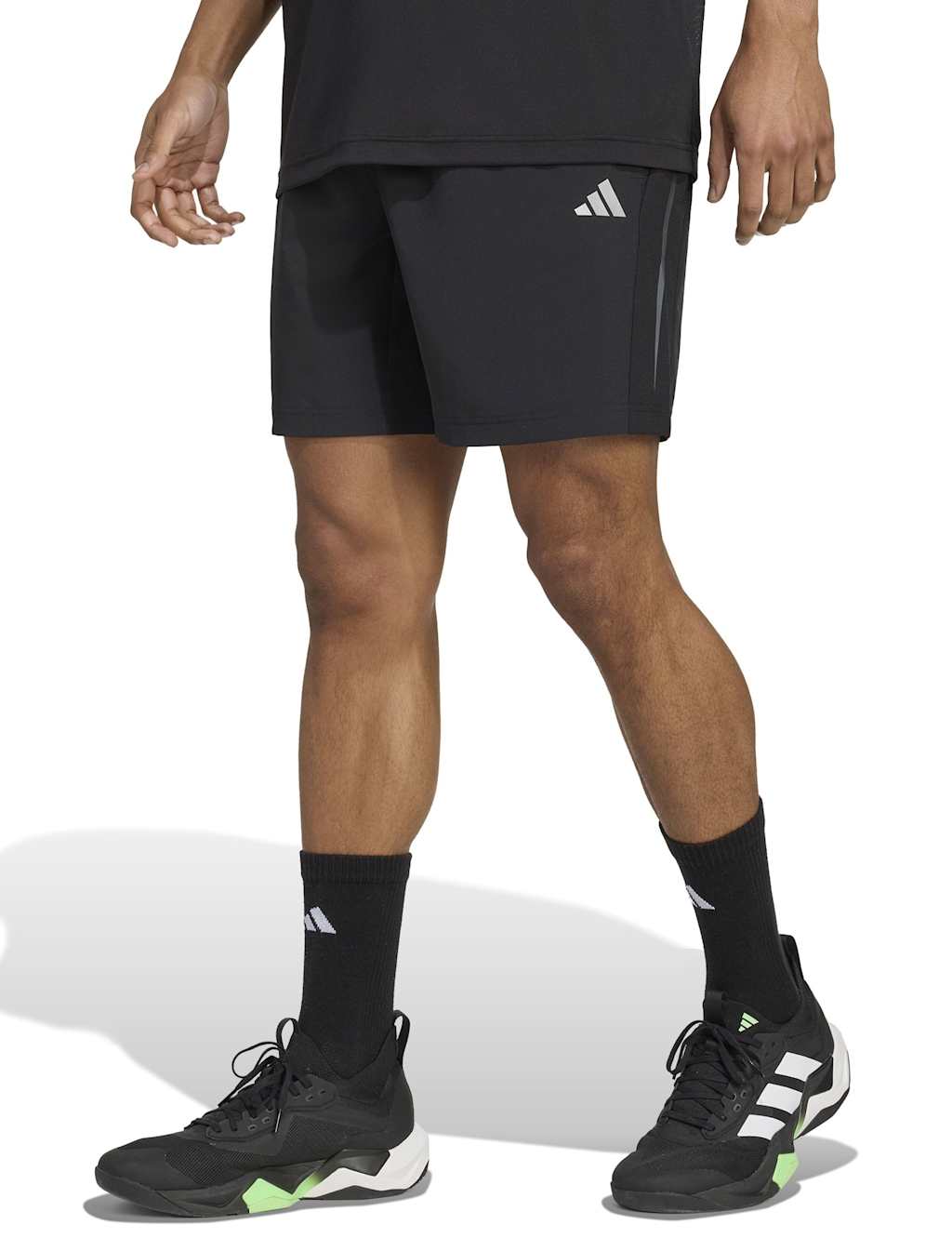 Adidas Men's Tech Apparel Shorts - M - Black