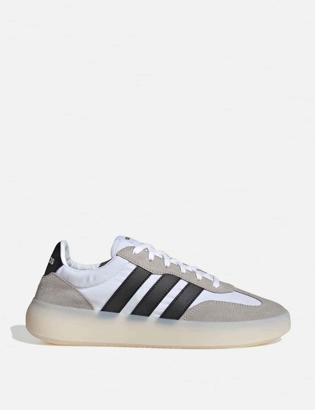 Adidas Men's Barreda Decode Suede Lace Up Trainers - 11 - White Mix