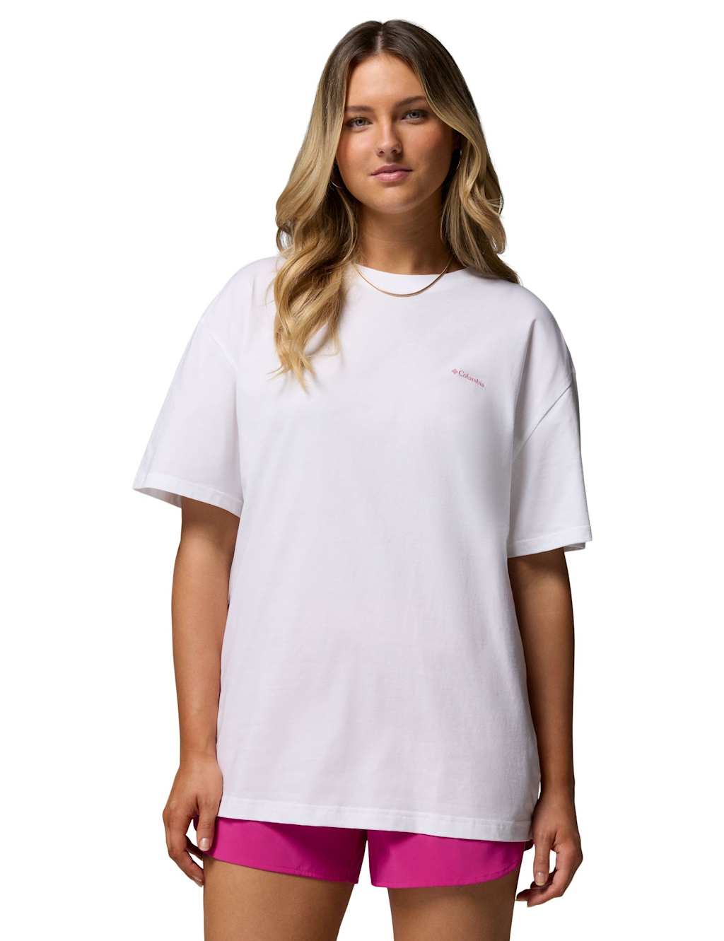 Columbia Women's Rolling Bend Pure Cotton T-Shirt - Large - White