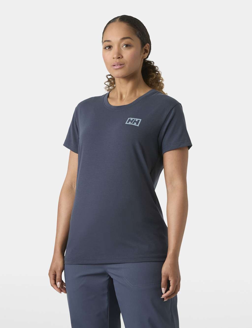 Helly Hansen Women's Skog Mountain Graphic Crew Neck T-Shirt - Large - White - Available at M&S