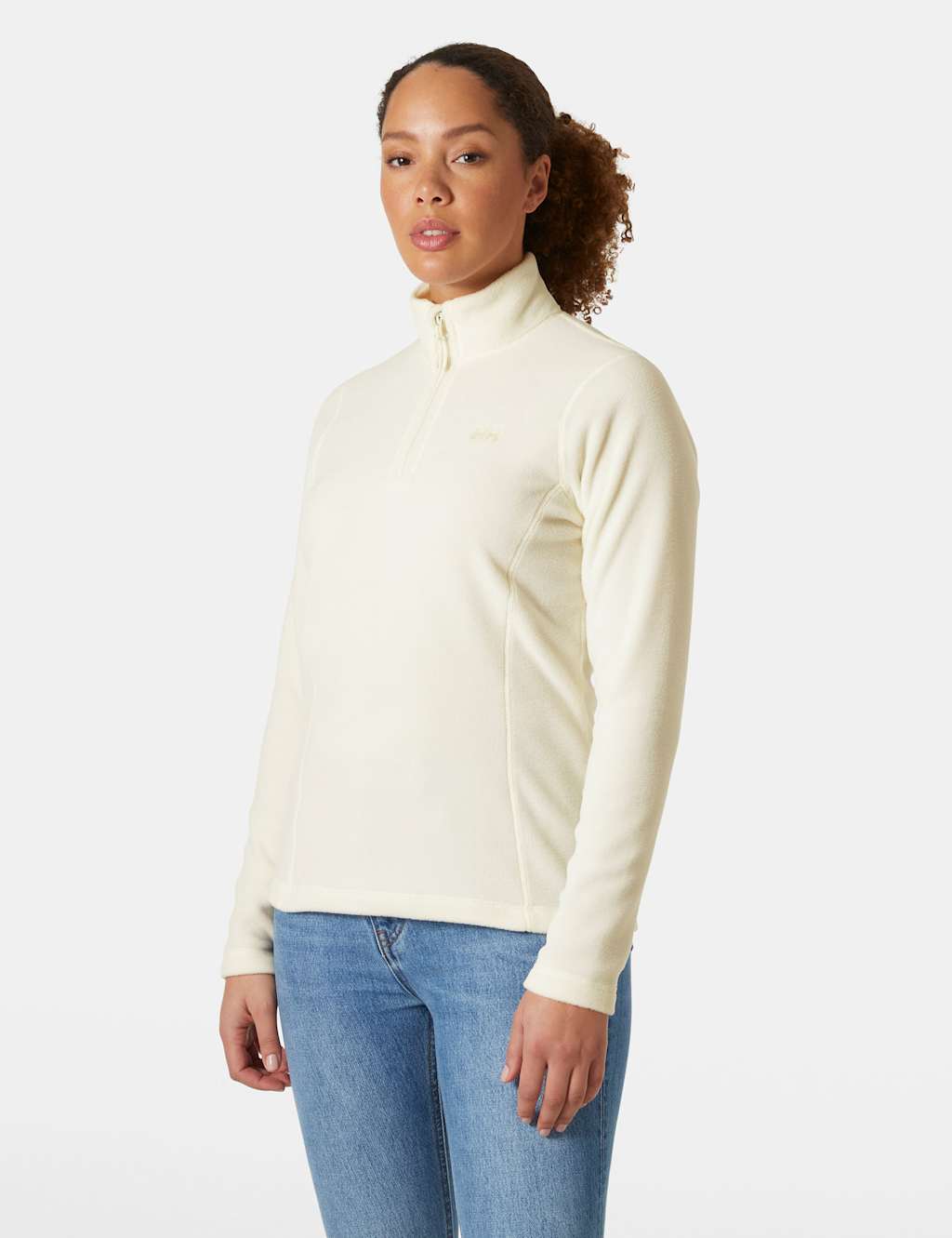 Helly Hansen Women's Daybreaker Fleece Funnel Neck Sweat-shirt - Medium - White - Available at M&S