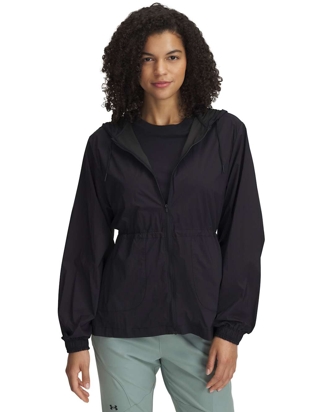Under Armour Women's Cinch Waist Sports Jacket - Small - Black