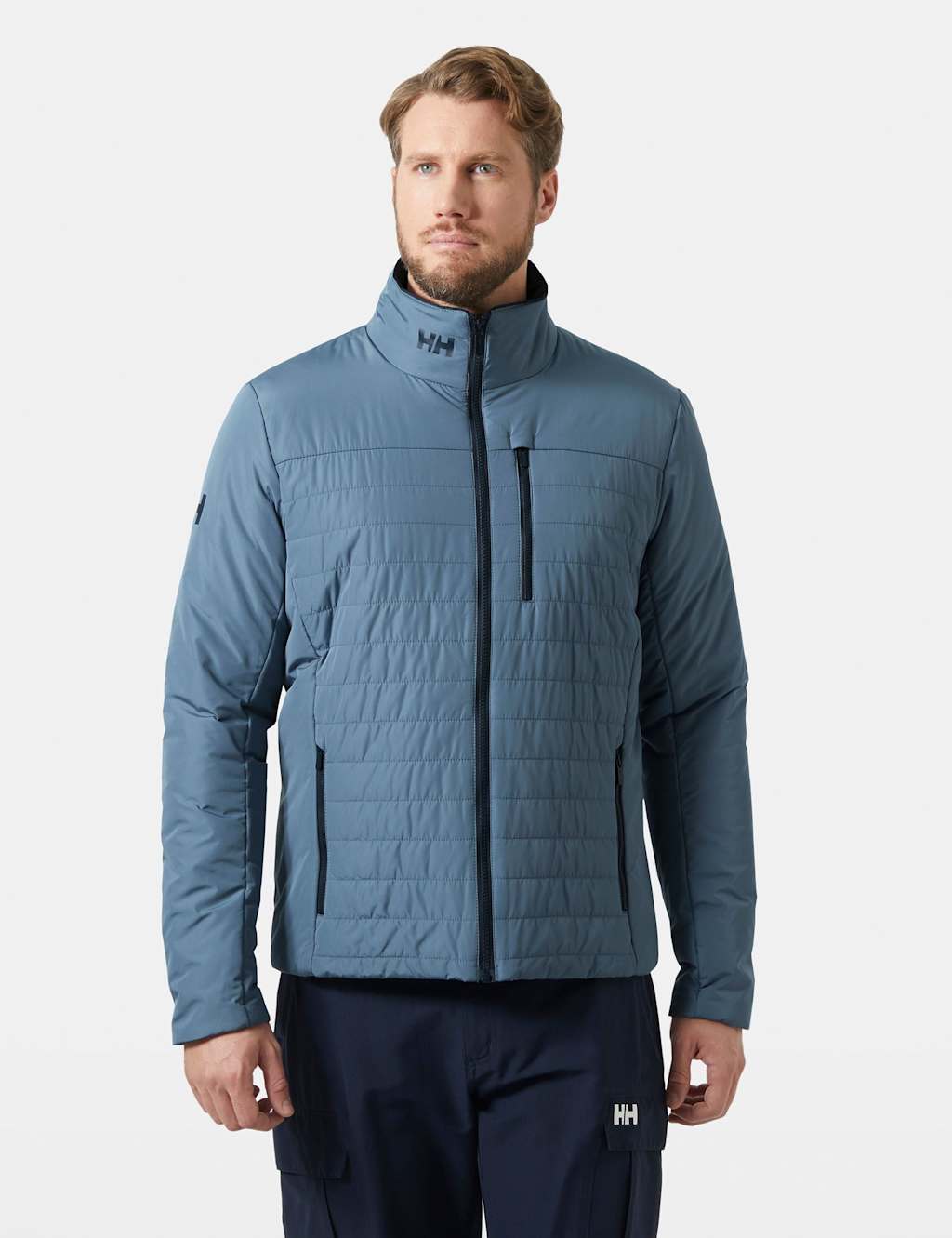 Helly Hansen Men's Crew Insulator Padded Puffer Jacket - M - Light Blue - Available at M&S