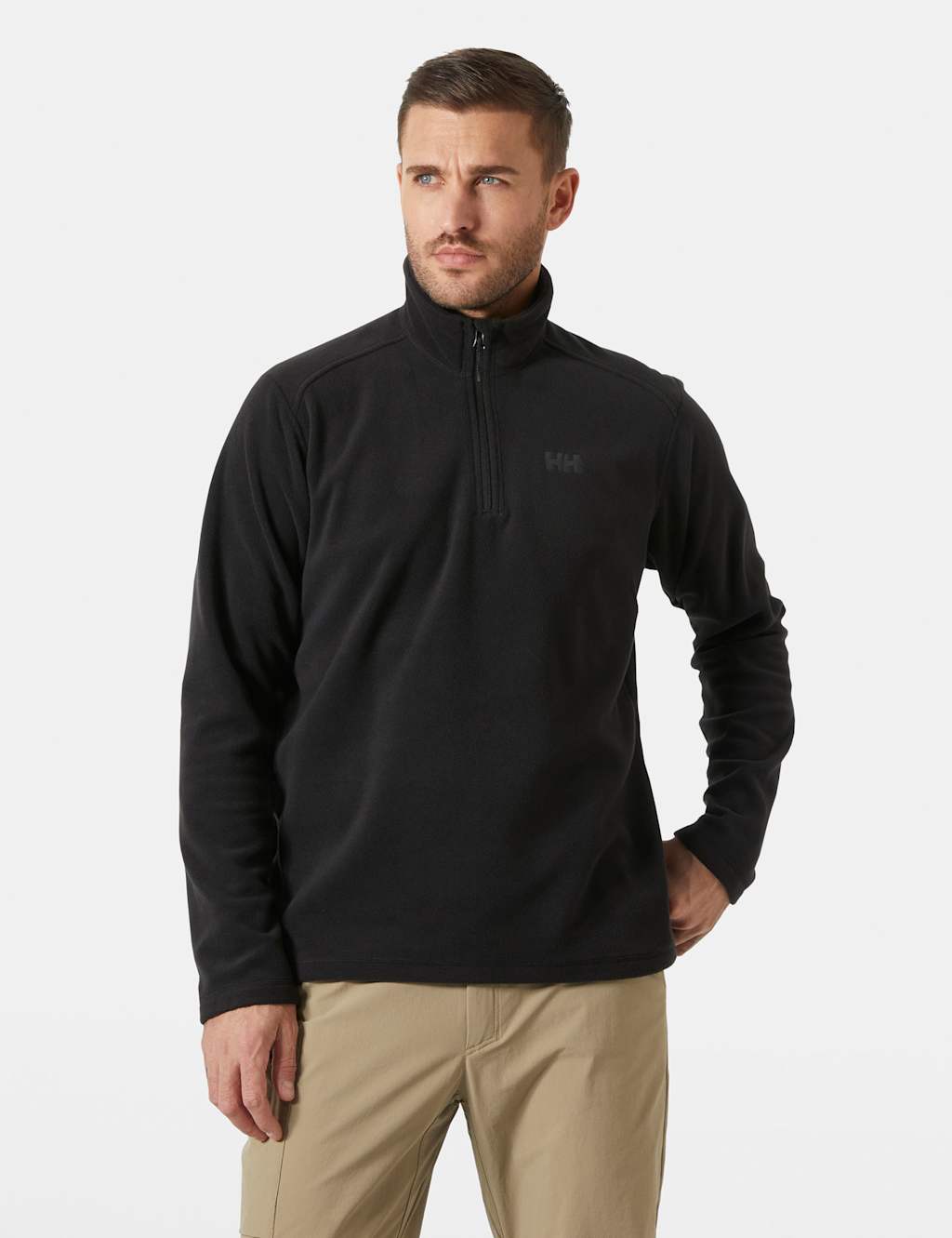 Helly Hansen Men's Daybreaker Fleece Half Zip Sweatshirt - XL - Black - Available at M&S