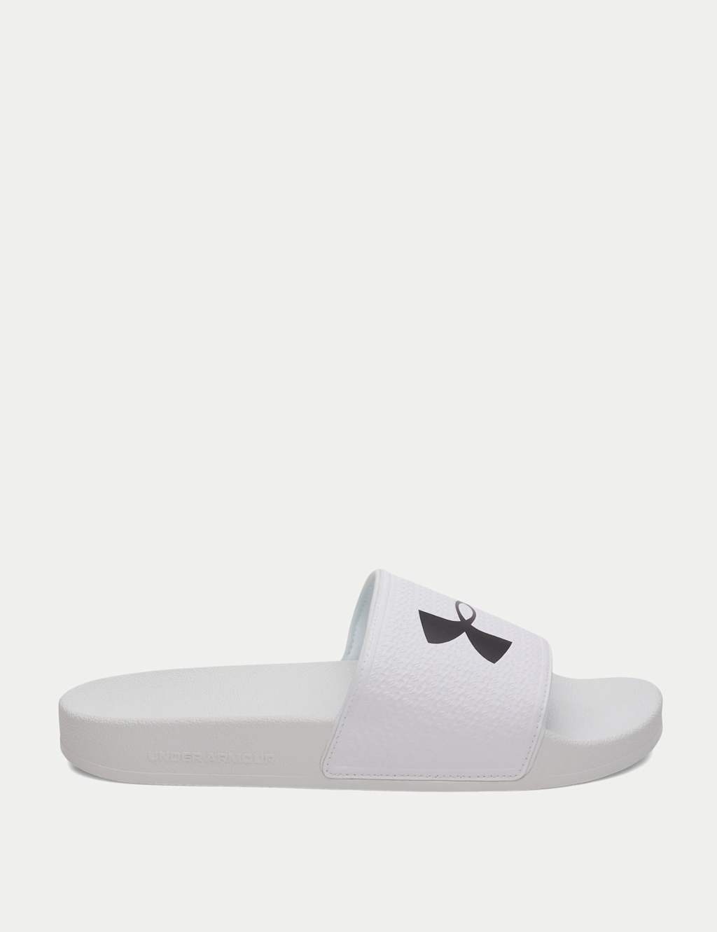 Under Armour Men's Armour Logo Strap Sliders - 8 - White