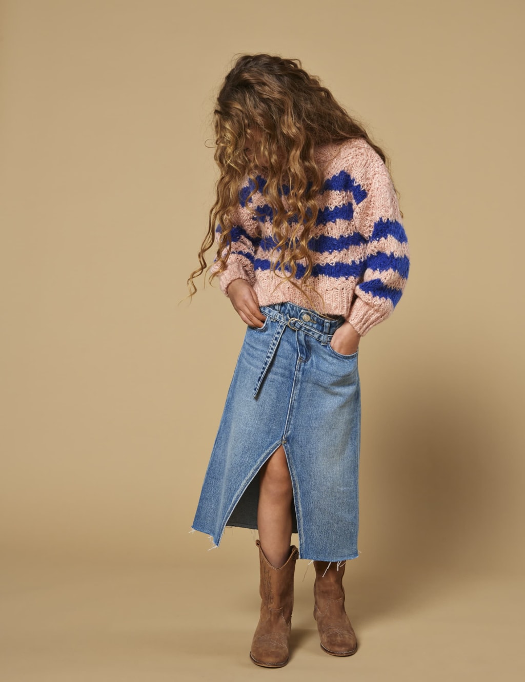 Knitted Patterned Jumper (7-14 Yrs)