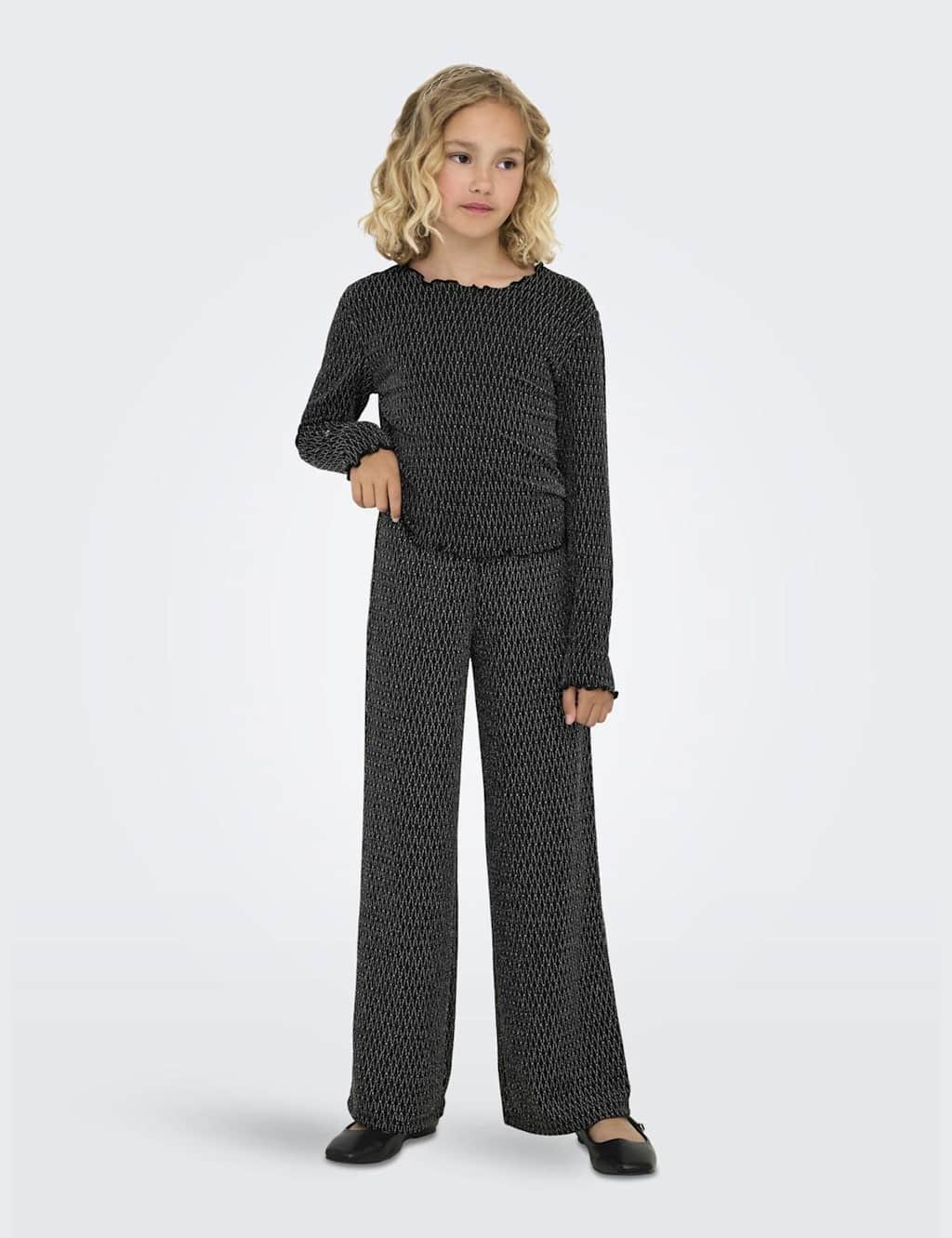 Kids Only Glitter Trousers (8-14 Yrs) Black Mix