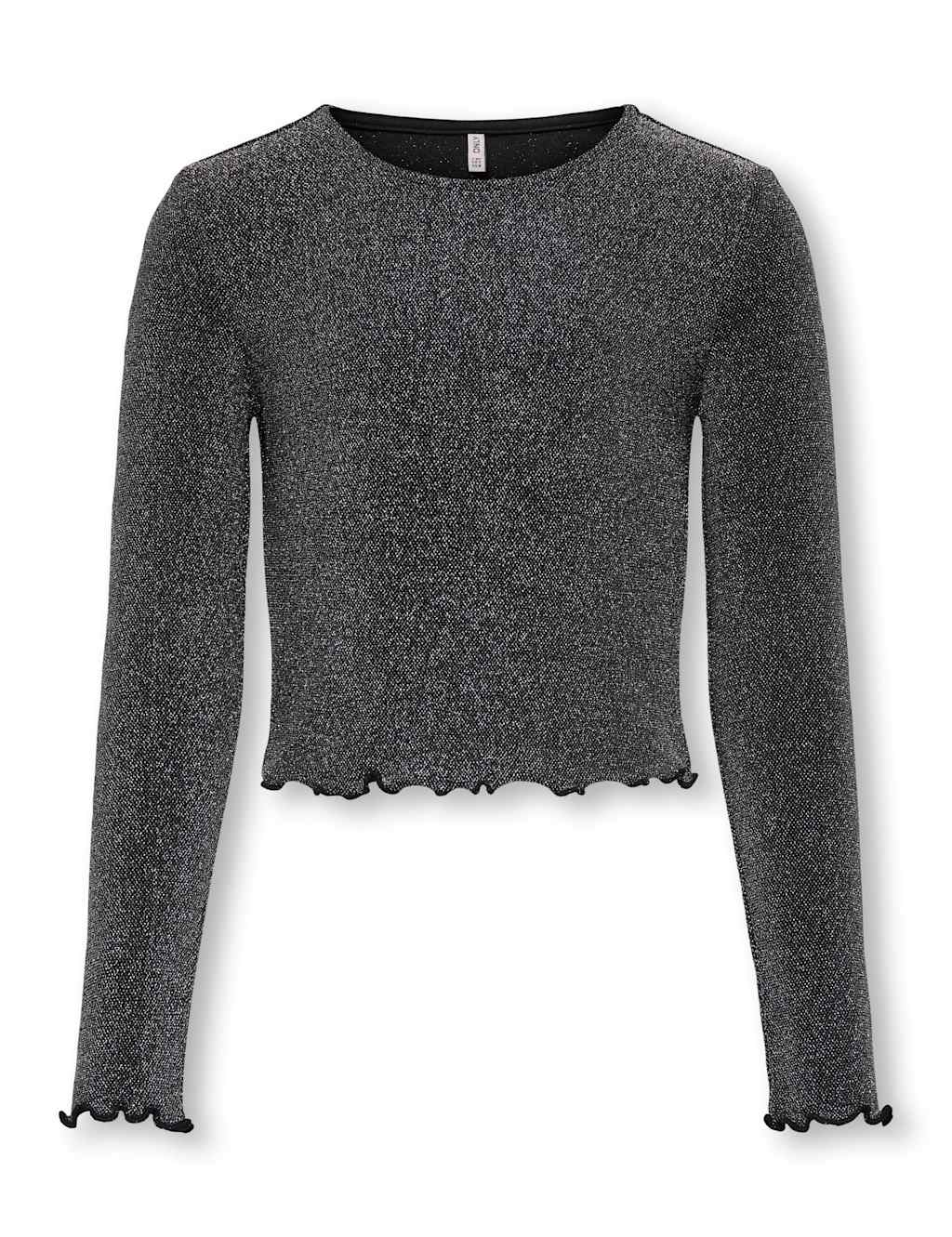 Kids Only Glitter Top (7-14 Yrs) Black Mix