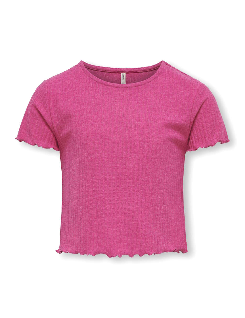 Kids Only Girls Ribbed T-Shirt (7-14 Yrs) - 11-12 - Pink, Pink,Blue,White