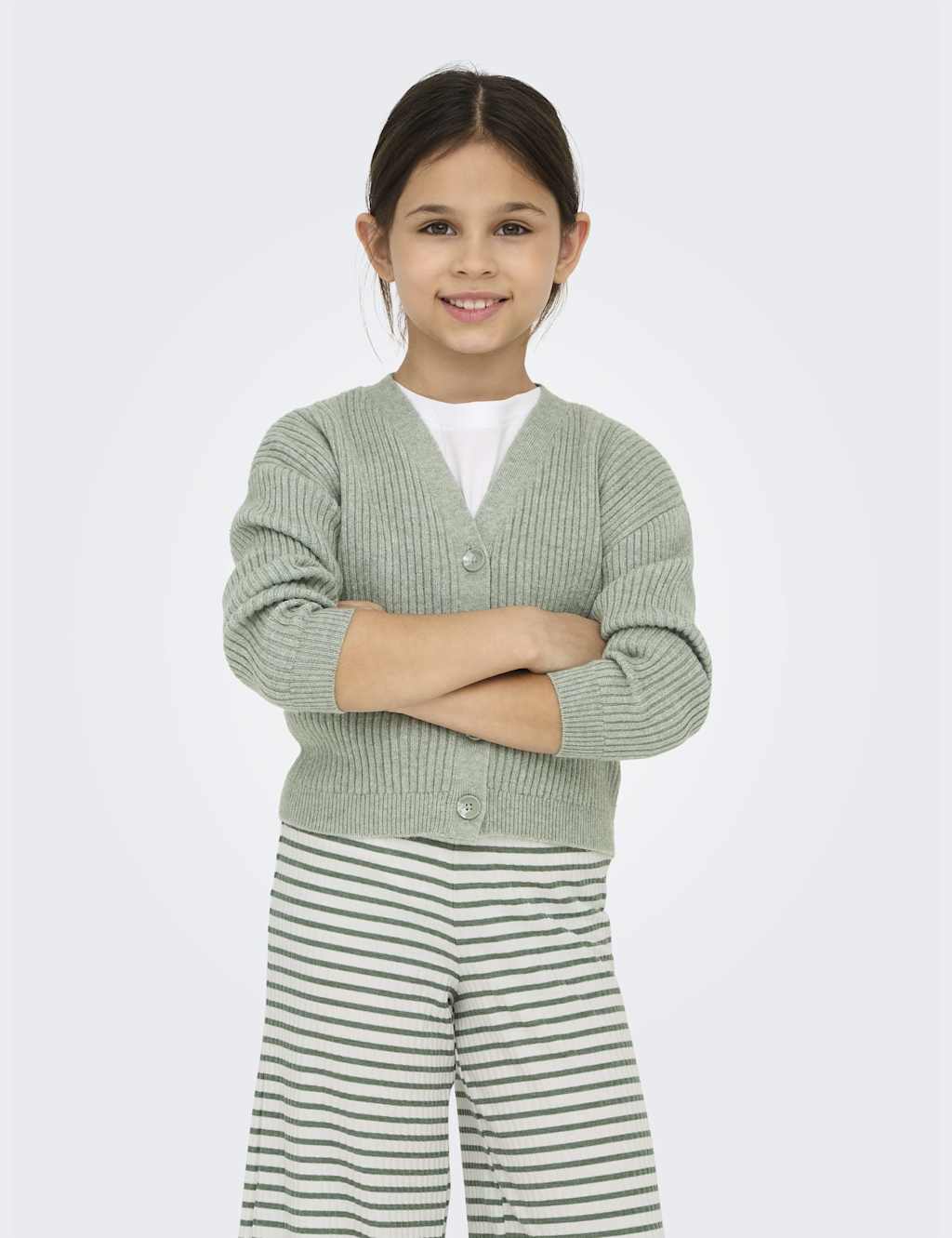 Knitted Ribbed Cardigan (7-14 Yrs)