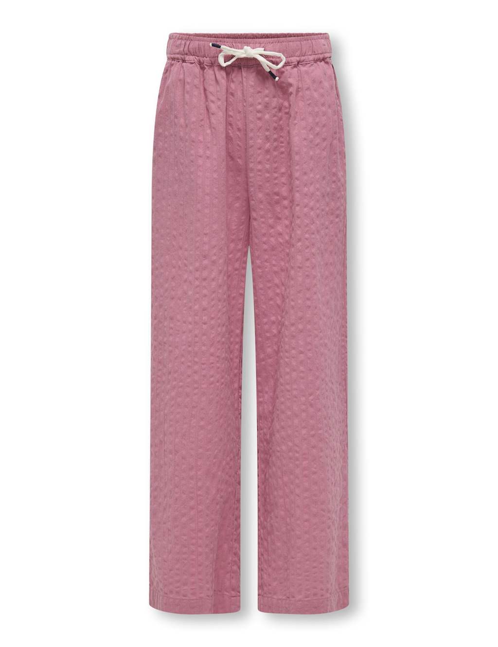 Pure Cotton Textured Trousers (8-14 Yrs)