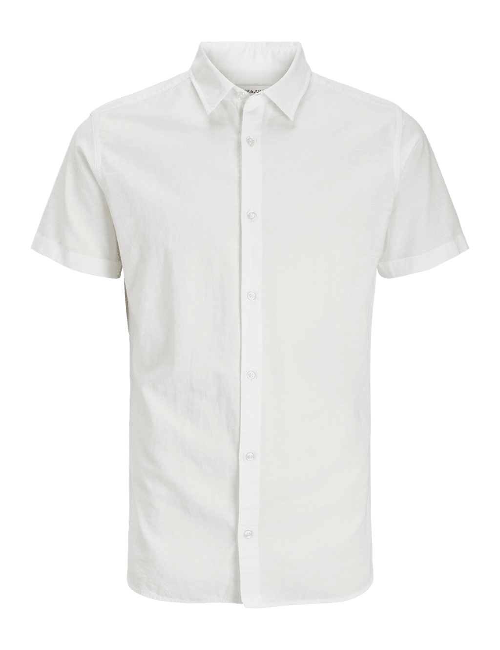 Jack & Jones Junior Boys Cotton Rich Short Sleeve Shirt (8-16 Yrs) - 14y - White, White,Light Blue