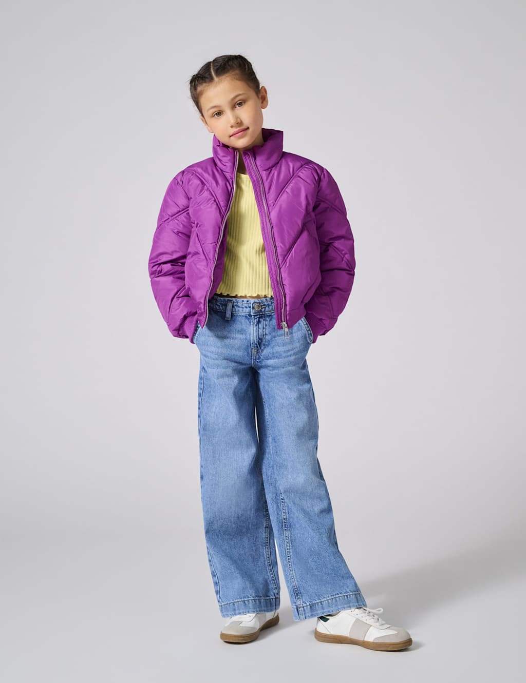 Kids Only Girls Relaxed Denim Jeans (8-14 Yrs) - 10y - Blue Denim, Blue Denim