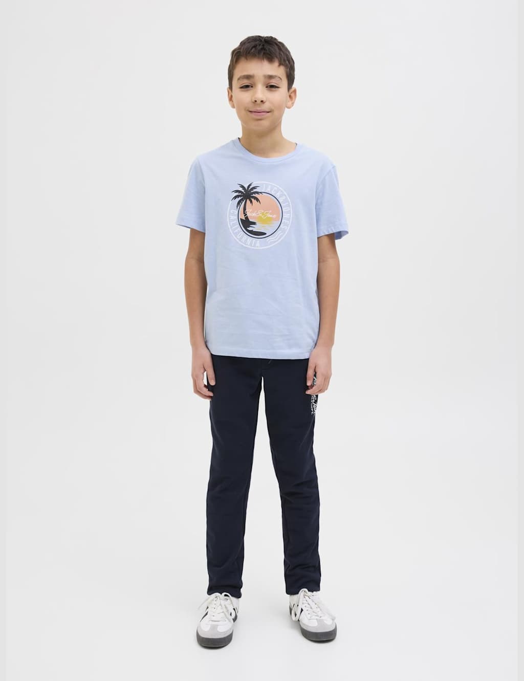 Pure Cotton Palm Graphic T-Shirt (8-16 Yrs)